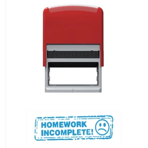 Baskı Life Homework Incomplete ! Öğretmen Kaşesi Mavi