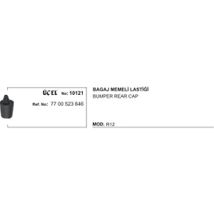 Bagaj Memeli Lastiği 10121 R12 7700523646