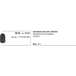 Şanzuman Çıkış Mil Körüğü 10109 R12 Em 7700562993