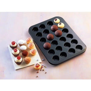 24 bölmeli yanmaz ve yapışmaz kek kapsülü yapışmaz mini tart kek kapsülü muffin ekler kalıbı 35-27 cm