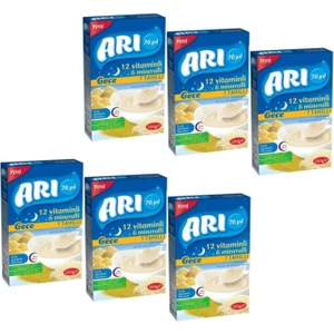 Arı Mama Arı 12 Vitaminli 6 Mineralli Sütlü 7 Tahıllı Pirinç Unu 250 gr - 6 Adet