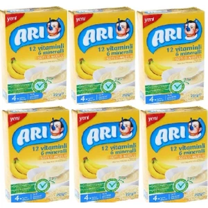 Arı Mama Arı Mama 12 Vitaminli 6 Mineralli Sütlü Muzlu Pirinç Unu 250 gr 6'lı