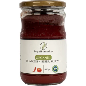 Doğal Bi Market Organik Domates-Biber Karışık Salça 660 gr