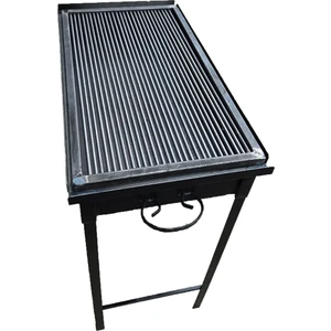 Ayaklı Demir Mangal 40X70 Yerden Yüksekliği 75 cm Seyyar Portatif MİL Izgara