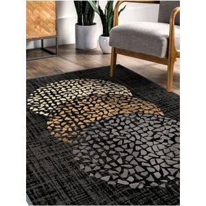 Iskandinav Kilim Desenli Halı, Dokuma Taban Dekoratif Şönil Halı