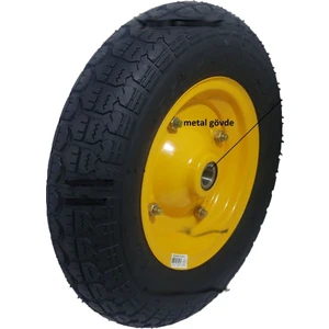 Yıldırım Nalbur El Arabası Tekerlek Havalı Yaparlar Yük Arabası Teker Metal Kasa Şişme Teker