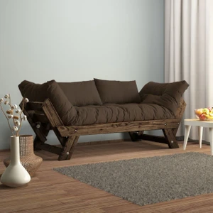 Adalar Masif Ceviz-Kahve Renk 2li Kanepe CPT8120-210