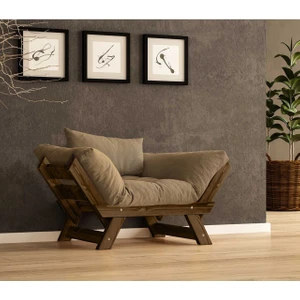 Adalar Masif Ceviz-Camel Renk Berjer CPT8132-140