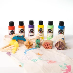 Mammacomica Dough Deniz Canlıları Parmak Boya Seti