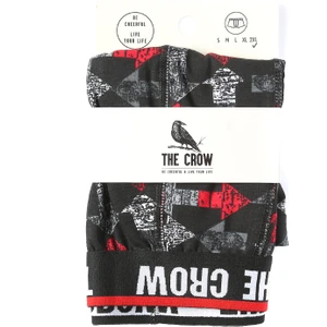 The Crow Tc 1908 Regular Fit Baskılı Çok Renkli Erkek Boxer
