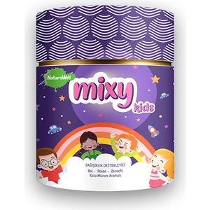 Kids Bal Polen Zencefil Kara Mürver Bitkisel Karışım Şekersiz 230gr