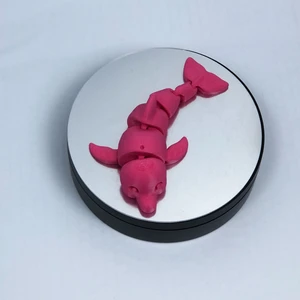 3D Hareketli Yunus Figürlü Oyuncak - Pembe