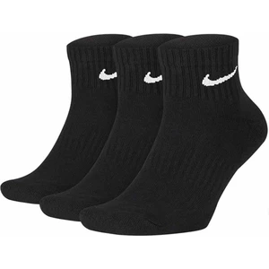 Everyday Cushioned Training Ankle Socks (3 Pairs)  Çorap SX7667-010-SIYAH