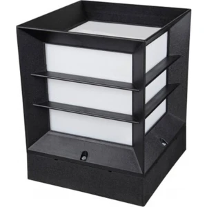 Full Reyon 10 Adet Set Üstü Panjurlu Küp Bahçe Armatürü - Izgaralı Armatür