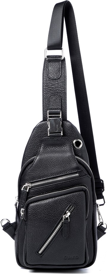 Guard Erkek Bel Çantası 616 Guard Deri Body Bag Siyah