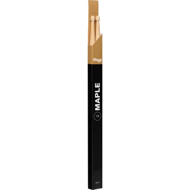 Stagg Pair Of Maple STICKS/7A - Wooden Tip SM7A Baget (1