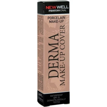 New Well Derma Makeup Cover Yoğun Kapatıcı Fondöten No:01 ( Gold