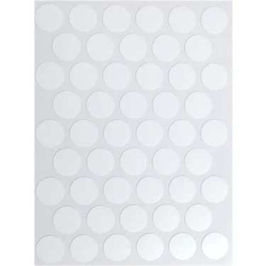 Aska Ticaret Yapışkanlı Vida Tapası Kapama 14 mm ( Lake Beyaz