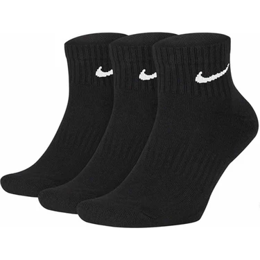 Nike Everyday Cushioned Training Ankle Socks (3 Pairs)  Çorap