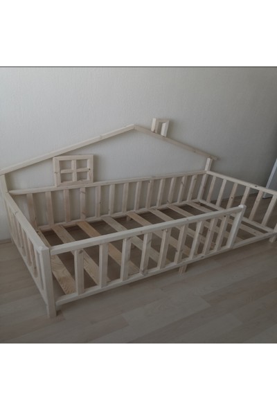 Masal Montessori Bebek ve Çocuk Karyolası 90x190 Yatak Uyumlu