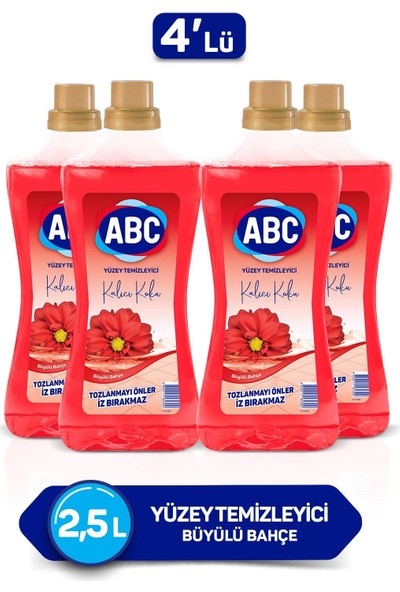 Abc Büyülü Bahçe Yüzey Temizleyici 2500 ml X4