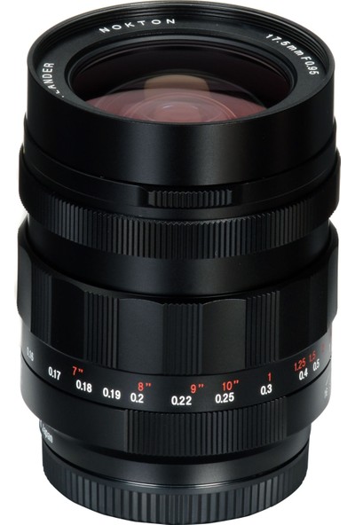 Voigtlander 17.5 mm F0.95 Nokton Lens Mft Uyumlu