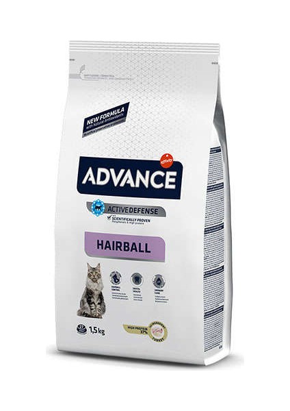 Hairball Tüy Yumağı Kontrol Hindi Etli Kedi Maması 1,5 kg