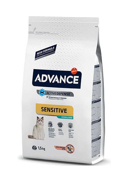 Sensitive Kısırlaştırılmış Somonlu Kedi Maması 1.5 kg