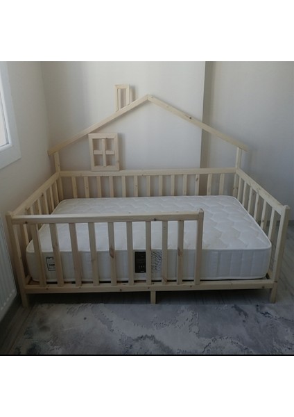 Masal Doğal Montessori Bebek ve Çocuk Karyolası tüm Ölçülerde