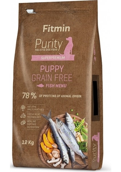 Purity Balıklı Yavru Köpek Maması 12 kg