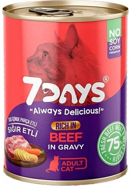 Sığır Etli Yetişkin Kedi Konserve 415 gr