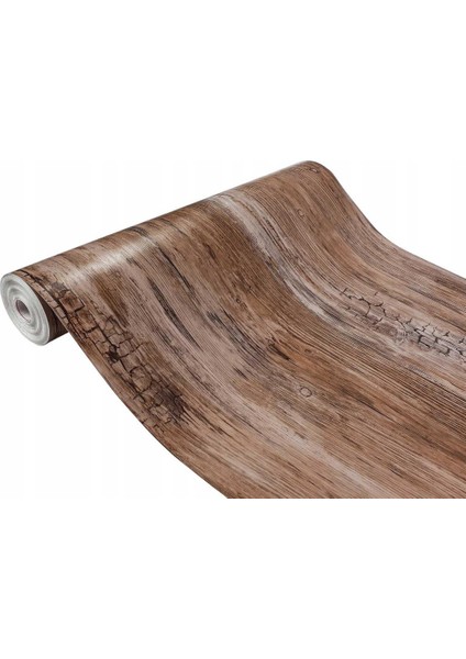 446-2813 Rustik Ahşap Desen Yapışkanlı Folyo (45CM x 2mt)