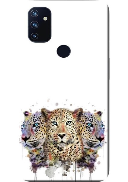 Oneplus Nord N100 Kılıf Desen Baskılı Silikon Kapak Leoparlar 160