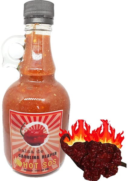 Hot Sos Dünyanın En Acı Biberi 500 Gram Galon Fermente Carolina Reaper Biberi Sosu Bire Bir Orginal Ürün 168.7000 Scovile