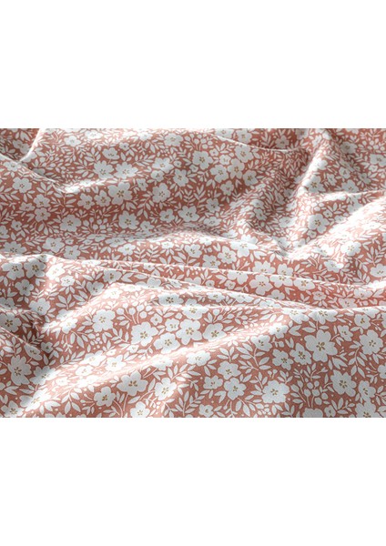 Liberty Bloom Pamuklu Tek Kişilik Nevresim Seti 160 x 220 cm Tarçın