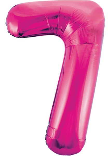 7 Rakam Pembe Folyo Balon 40 cm fiyatları