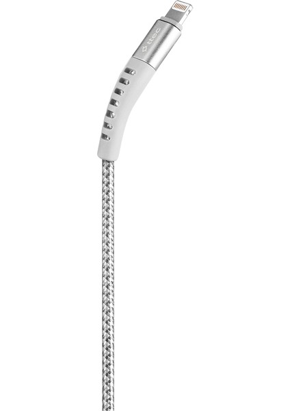 Extremecable Ekstra Dayanıklı Lightning Iphone Şarj Kablosu 150CM Gümüş