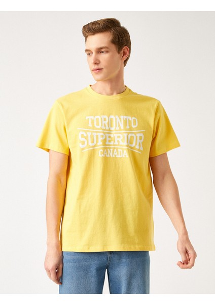 Standart Fit Baskılı Tişört