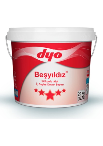 Beşyıldız Silikonlu Mat Iç Cephe Duvar Boyası