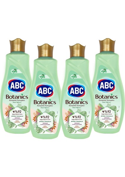 Botanıcs Konsantre Yumuşatıcı Nisan Yağmuru 1440 ml x 4