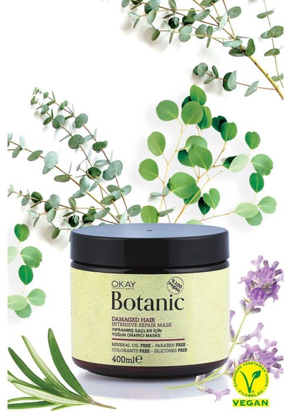 Botanic Yıpranmış Saçlar Için Yoğun Onarıcı Maske 400 ml