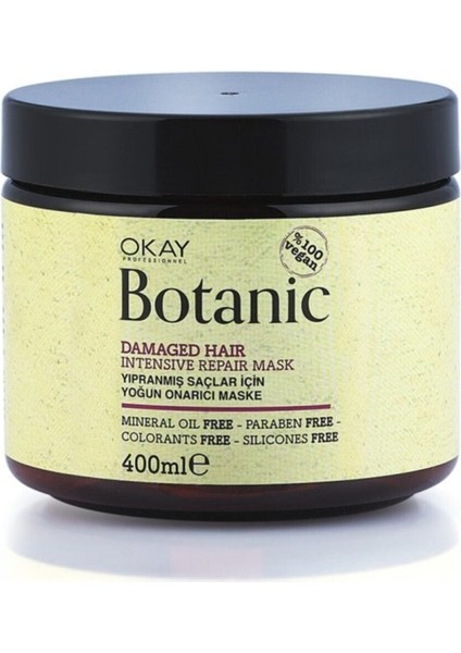 Botanic Yıpranmış Saçlar Için Yoğun Onarıcı Maske 400 ml modelleri
