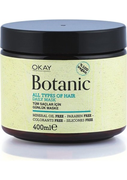 Botanic Tüm Saçlar Için Günlük Maske 400 ml fiyatları