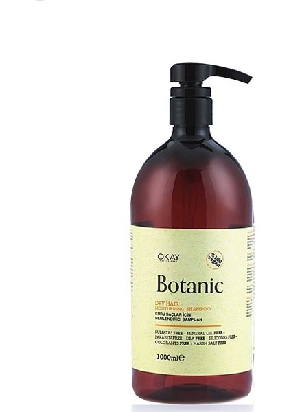 Botanic Kuru Saçlar Için Nemlendirici Şampuan 1000 ml