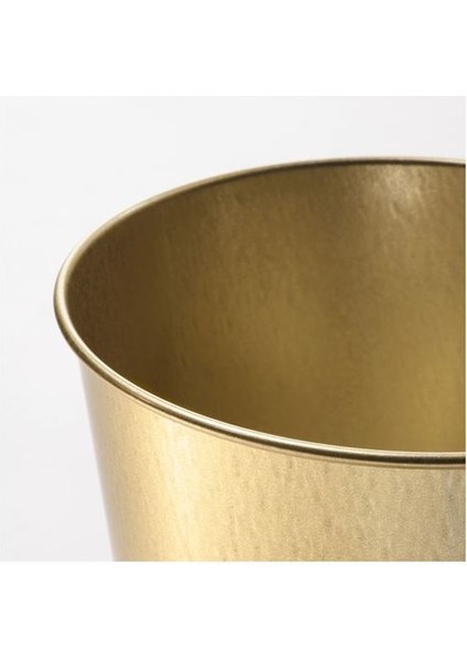 Gold Renk Bitki Çiçek Saksısı 12CM Galvanizli Çelik fırsatları