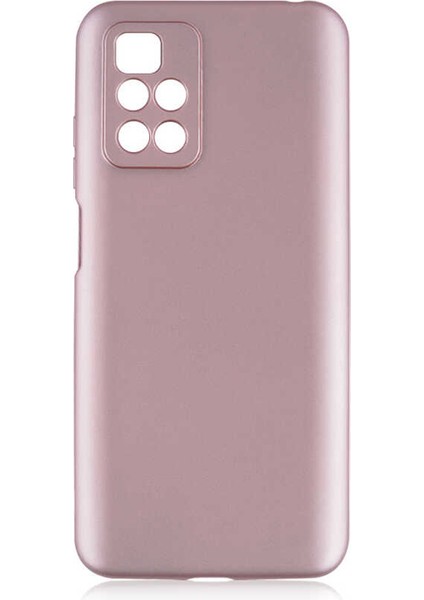 Xiaomi Redmi Note 11 4g Kılıf Mat Kamera Korumalı Soft Premier Silikon+Nano Glass Bronz