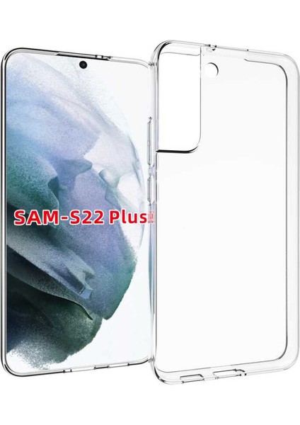Casestreet Samsung Galaxy S22 Plus Kılıf Süper Silikon Lüx Korumalı Şeffaf