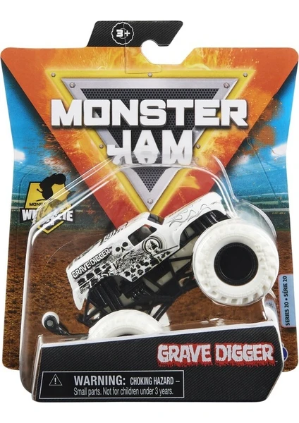 Spin Master Monster Jam 1:64 Wheelie Bar Araçlar - Grave Digger