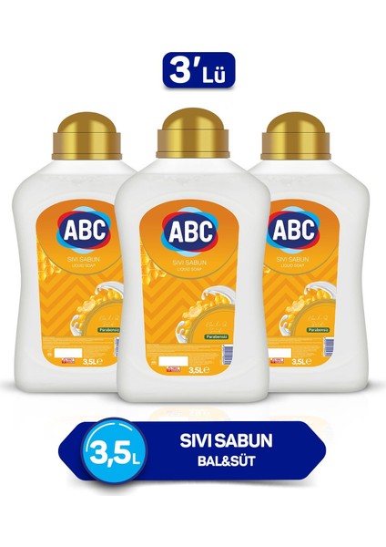Sıvı Sabun Bal&süt 3500 ml x 3 Adet