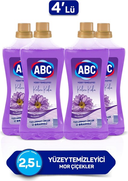 Mor Çiçekler Yüzey Temizleyici 2500 ml X4